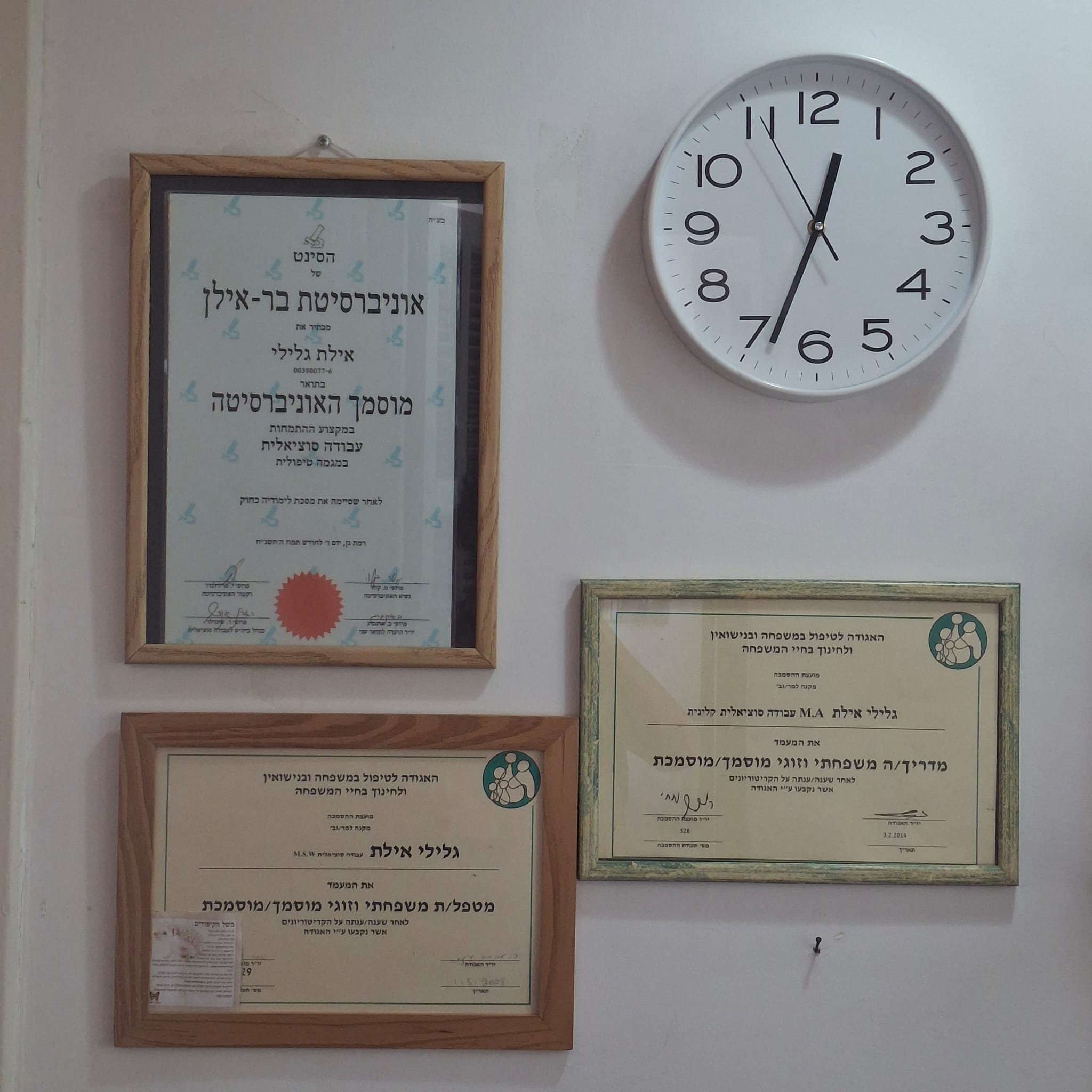 תעודות הסמכה מקצועיות